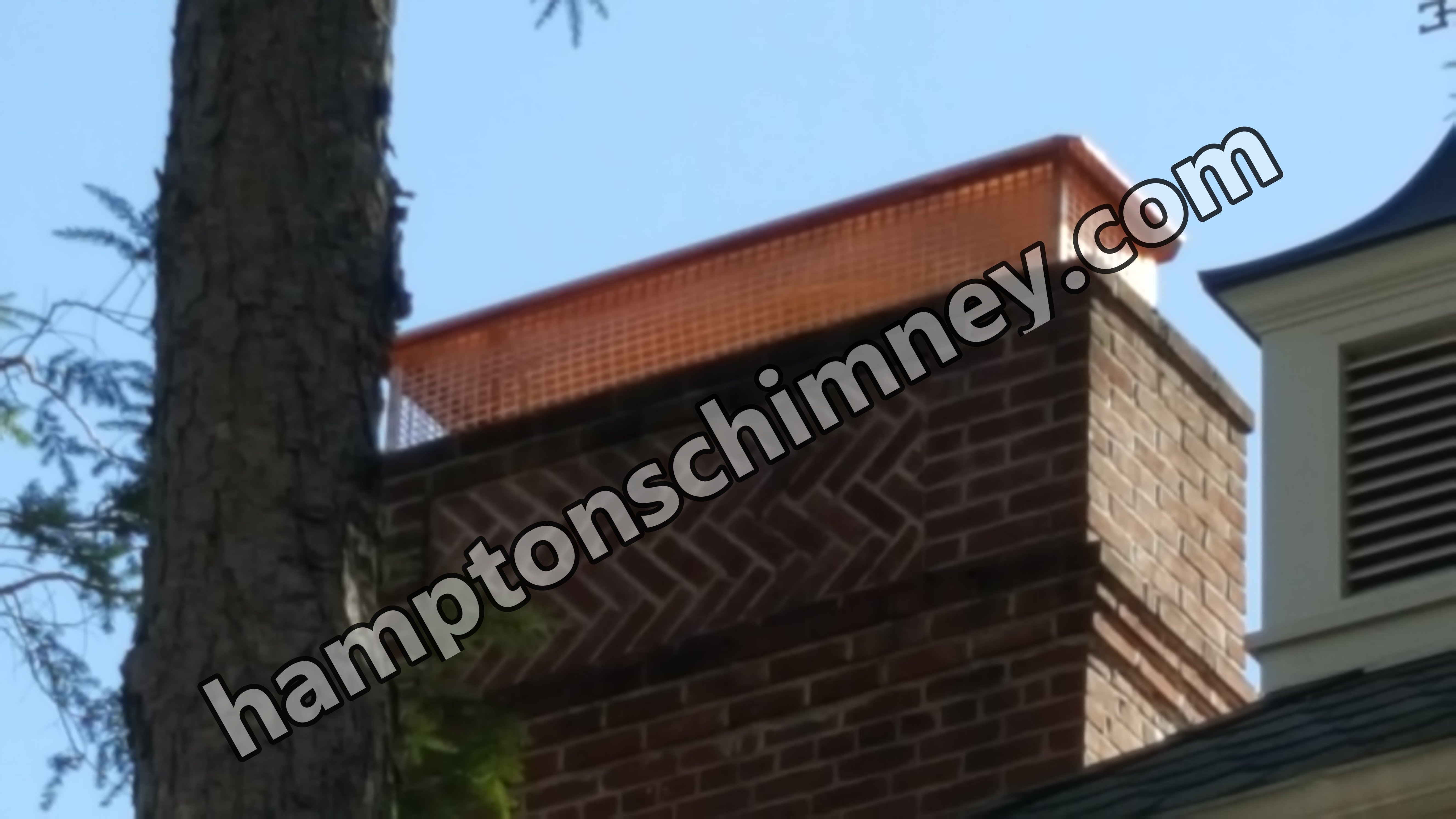 New stainless steel chimney cap installed in The Hamptons, NY