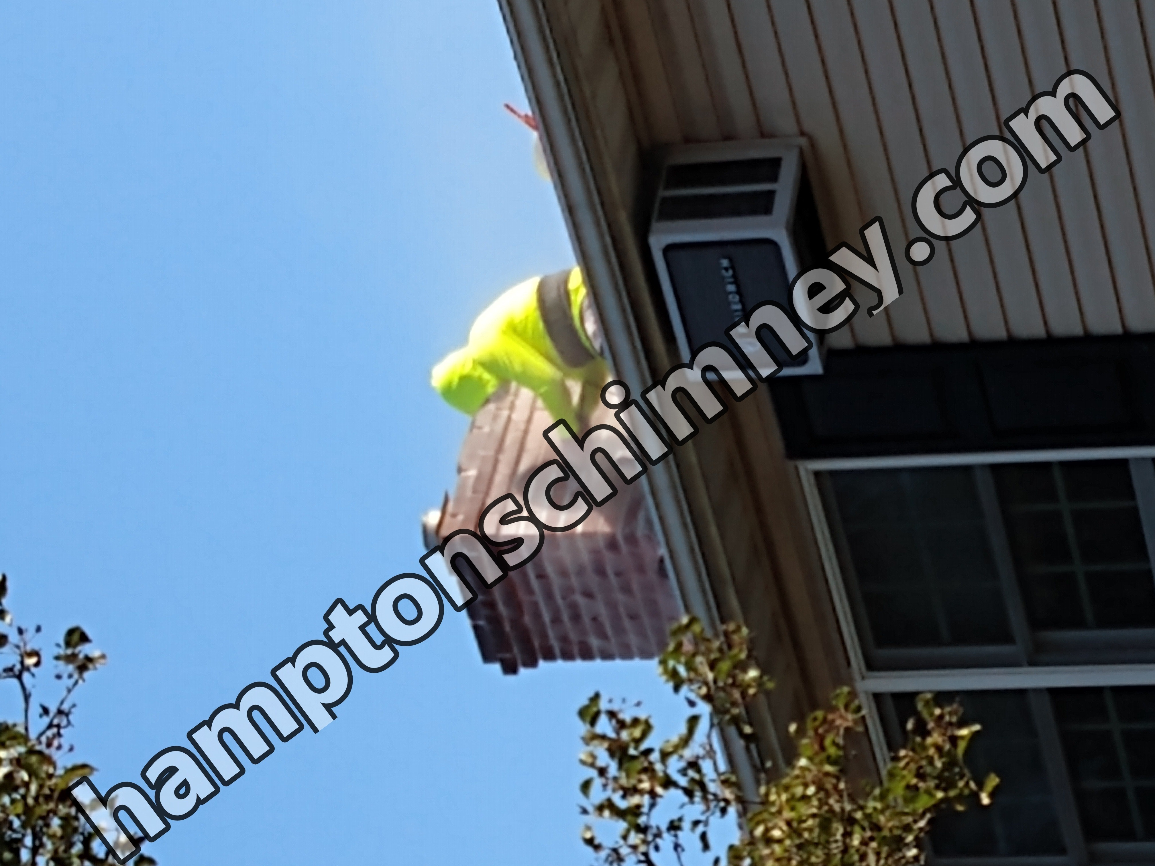 Chimney tuckpointing and mortar repair in The Hamptons, New York